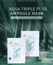 Load image into Gallery viewer, Aqua Triple Plus Ampule Moisturizing Effects Mask Sheet (1ea)
