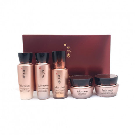 Sulwhasoo Timetreasure Ultimate Anti-Aging Kit Sample - SET MINI THÔNG ĐỎ (5 items)